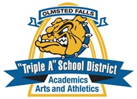Olmsted Falls Coty Schools Triple A logo