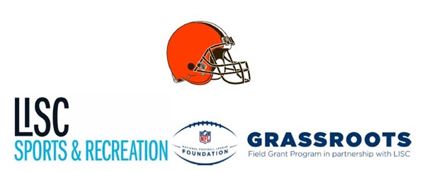 Cleveland Browns / NFL Foundation / LISC Sports and Recreation / Grassroots Field Grant Program Logos